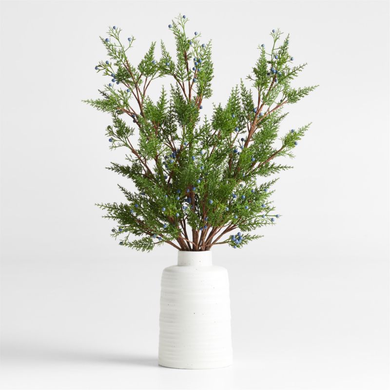 Faux Juniper Berry Stem 42.9