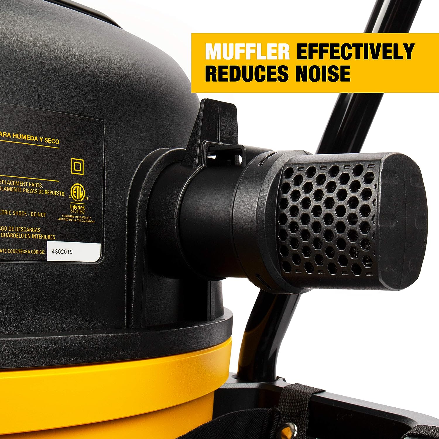 DXV16PA 16 gallon Poly Wet/Dry Vac/Acc,Yellow