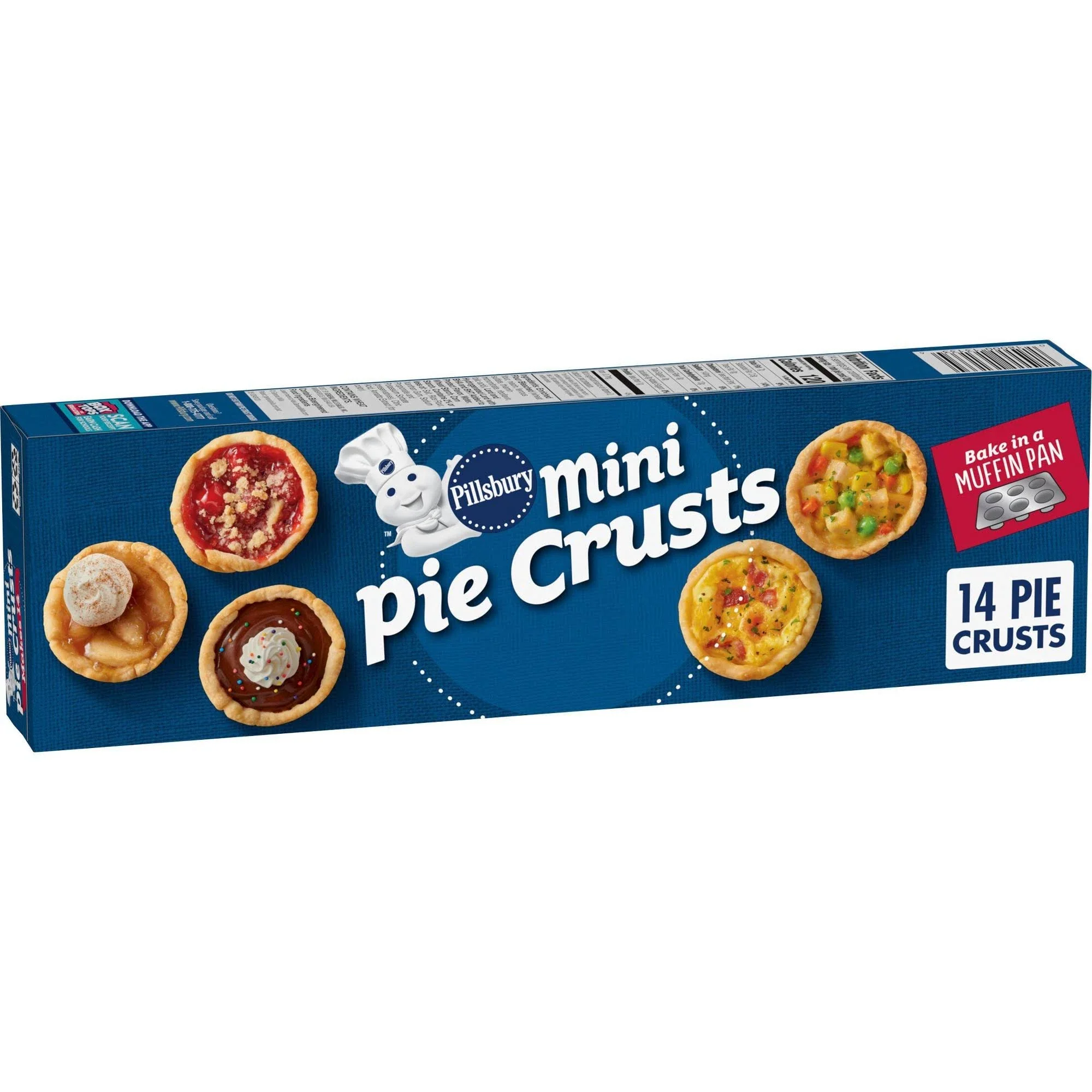 Pillsbury Pie Crusts, Mini - 14.1 oz
