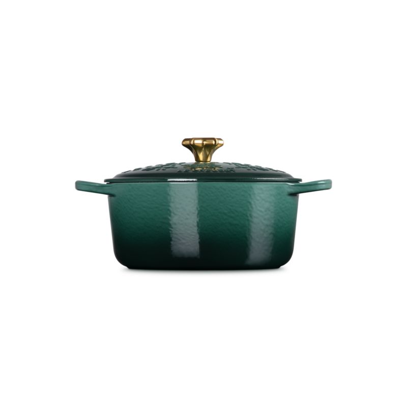 Le Creuset ® Signature Noel Artichaut 4.5-Qt. Round Dutch Oven with Embossed Tree and Star Knob