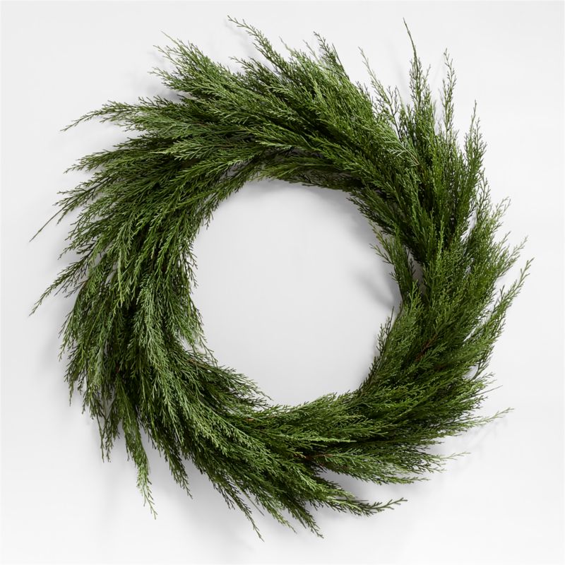 Faux Cypress Wreath 36