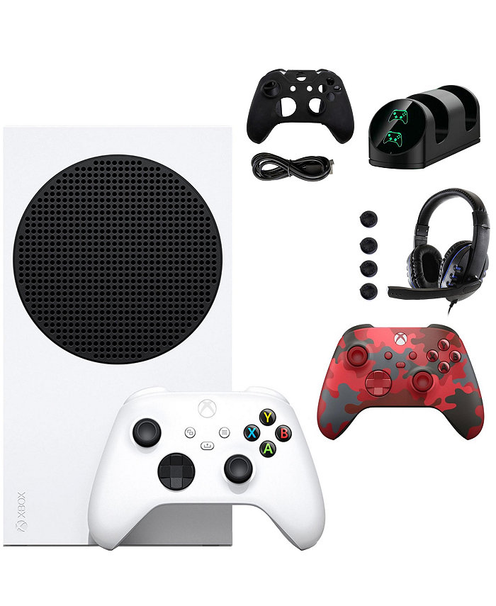 Xbox Series S Console with Extra Camo Controller Accessories Kit