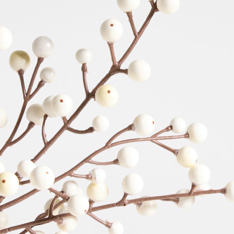 White Berry Christmas Tree Pick