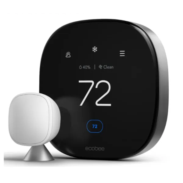 ecobee New Smart Thermostat Premium with Smart Sensor and Air Quality Monitor