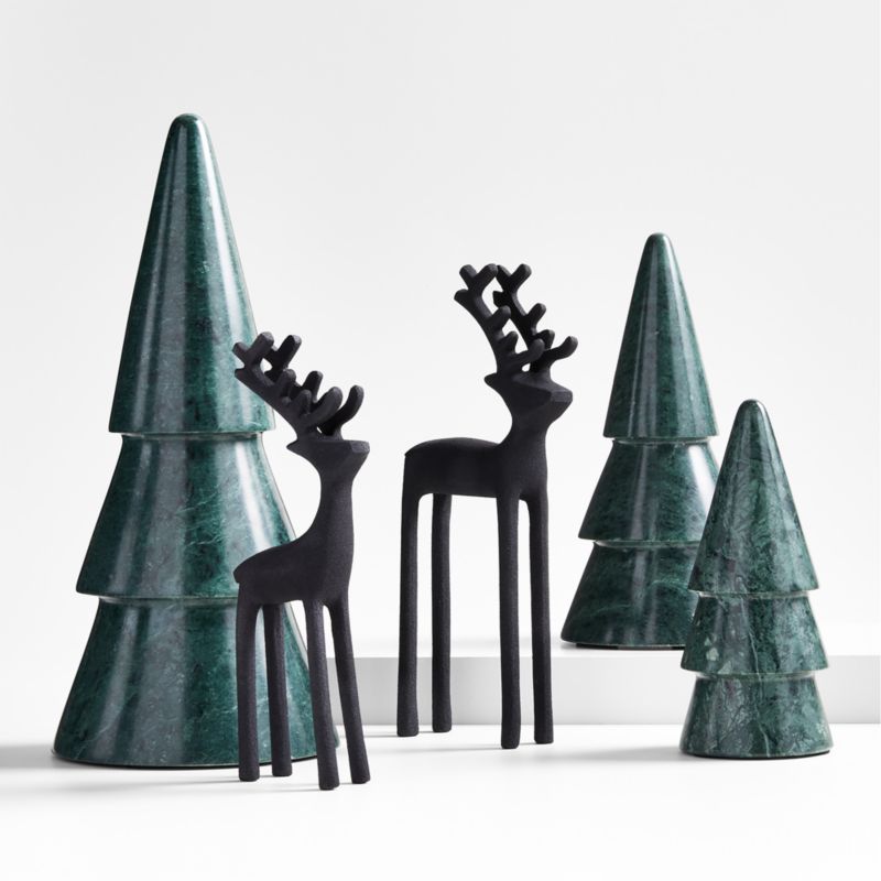 Small Green Marble Christmas Tree 7