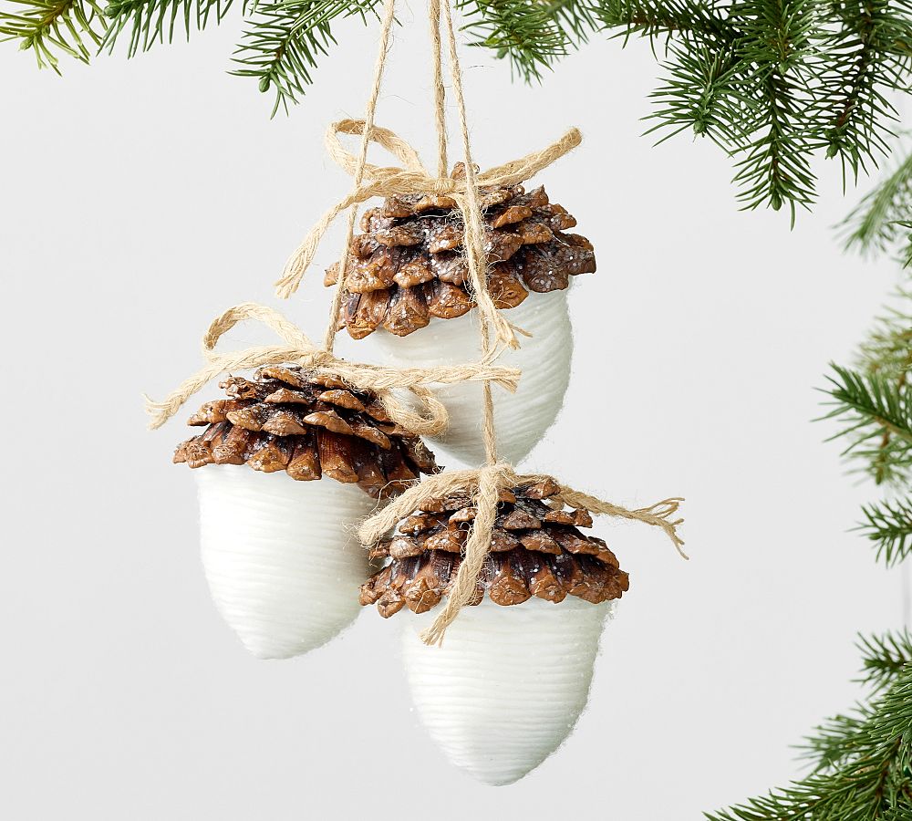Handcrafted Acorn Cluster Ornament