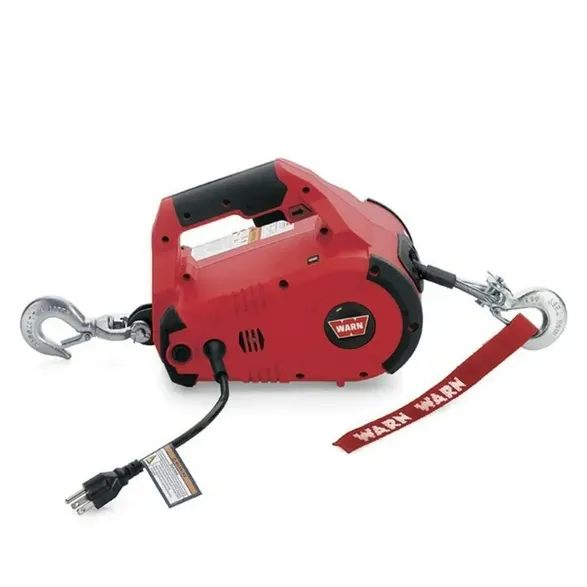 WARN PullzAll Corded 120V AC Portable Electric Winch with Steel Cable
