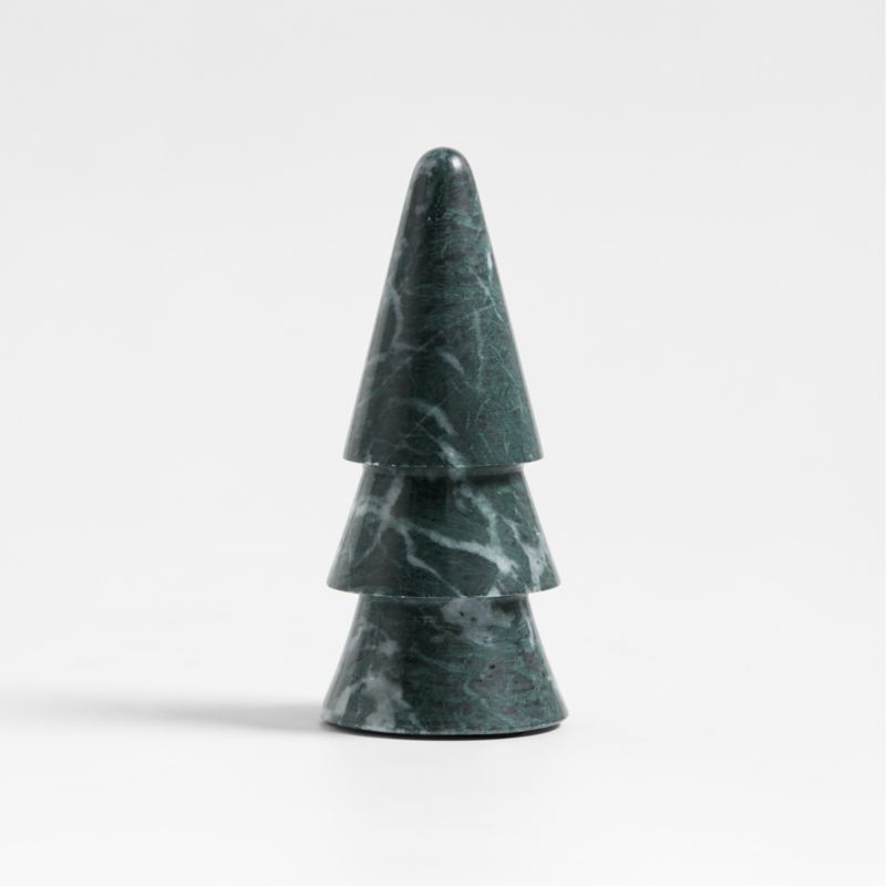 Small Green Marble Christmas Tree 7