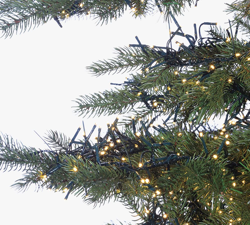 Lit LED Monaco Pine Faux Christmas Tree