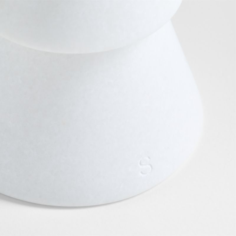 Marble Winter Fir Salt Mill