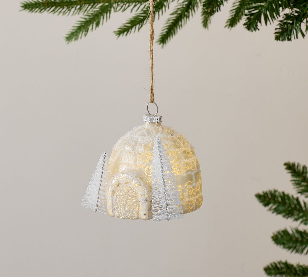 Lit Mercury Igloo Ornament