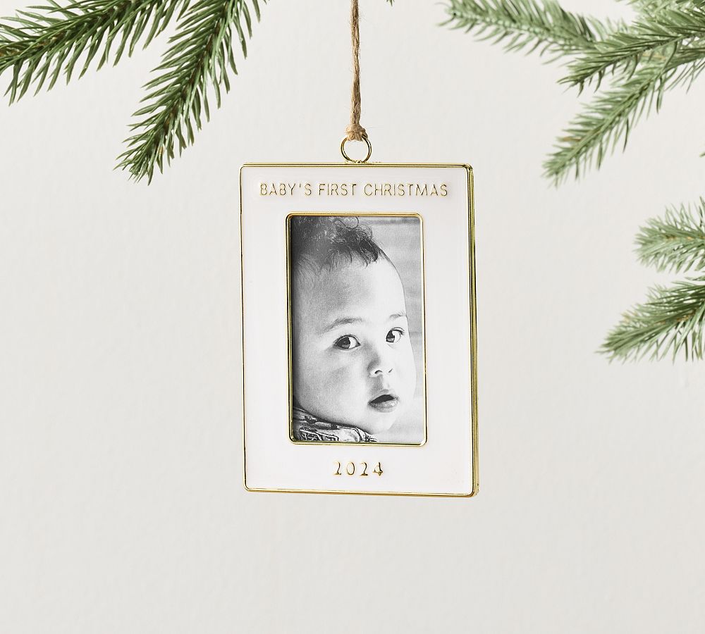 Baby's First Christmas Frame Ornament