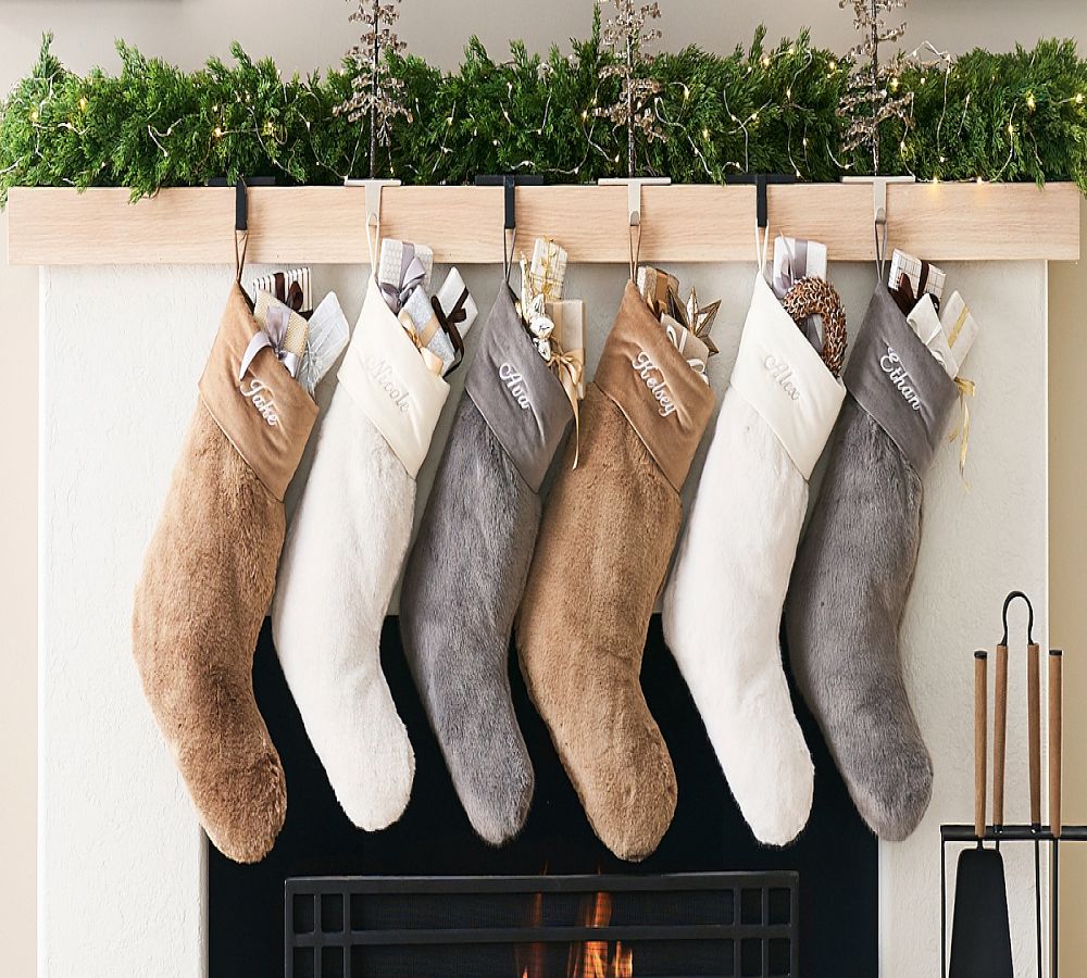 Faux Fur Alpaca Stocking