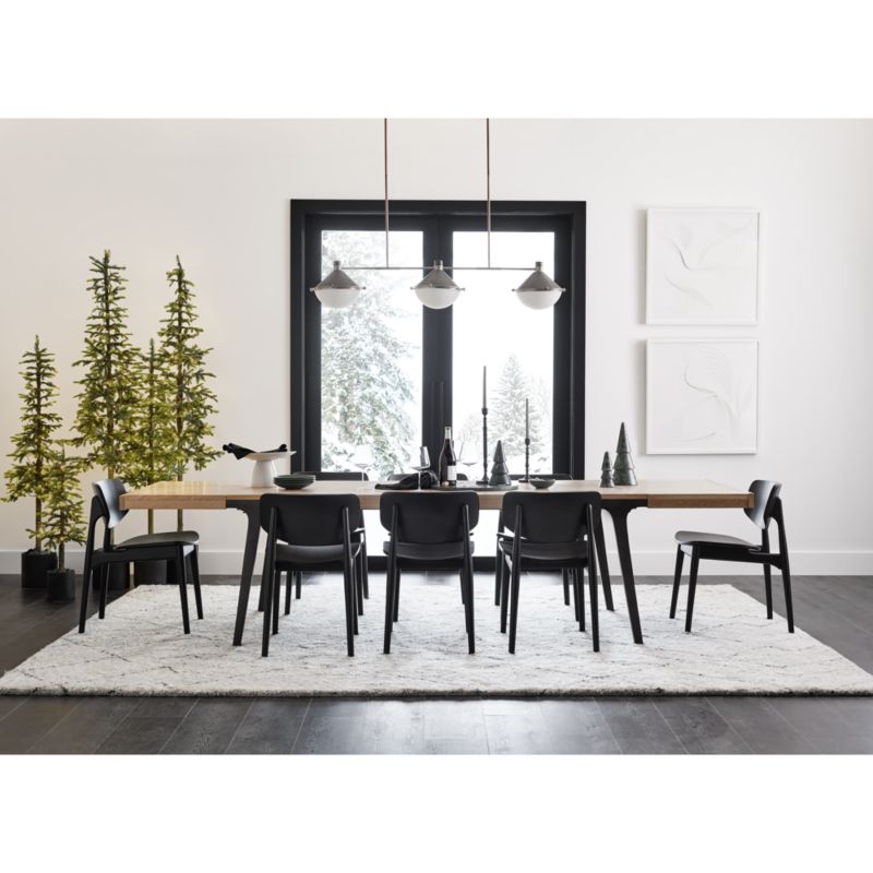 Faux Potted Slim Alpine Pre-Lit LED Tree with White Lights 3'