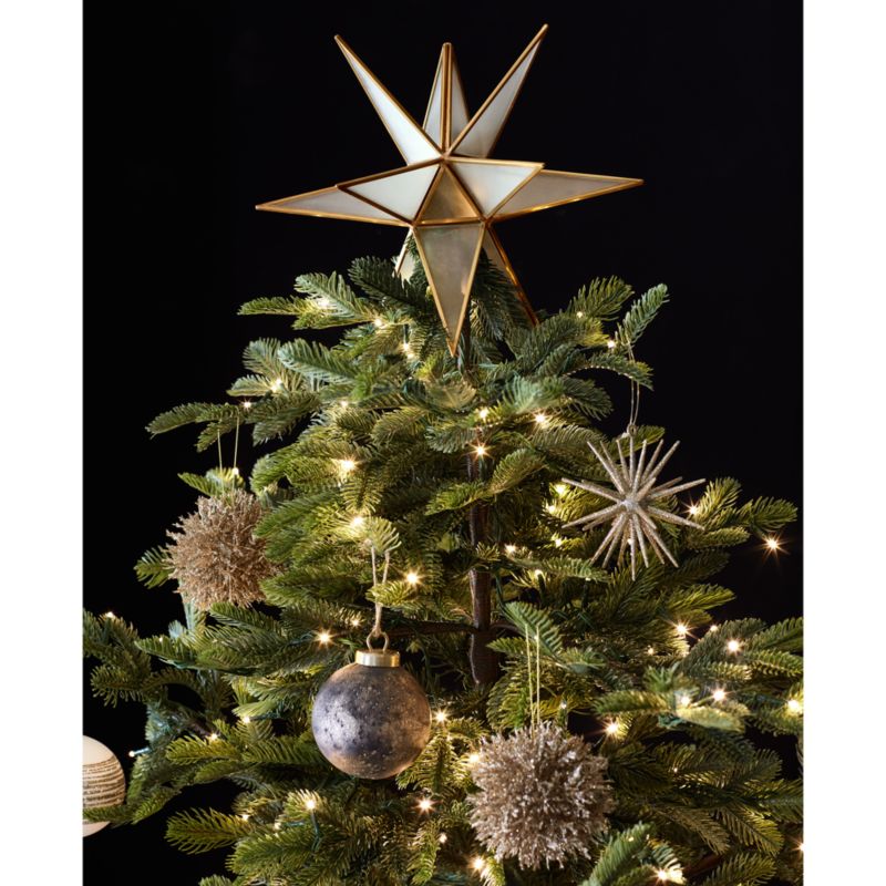 Textured Metallic Glass Ball Christmas Ornaments, Set of 6