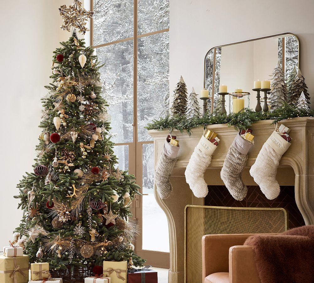 Lit Rustic Glam Star Tree Topper