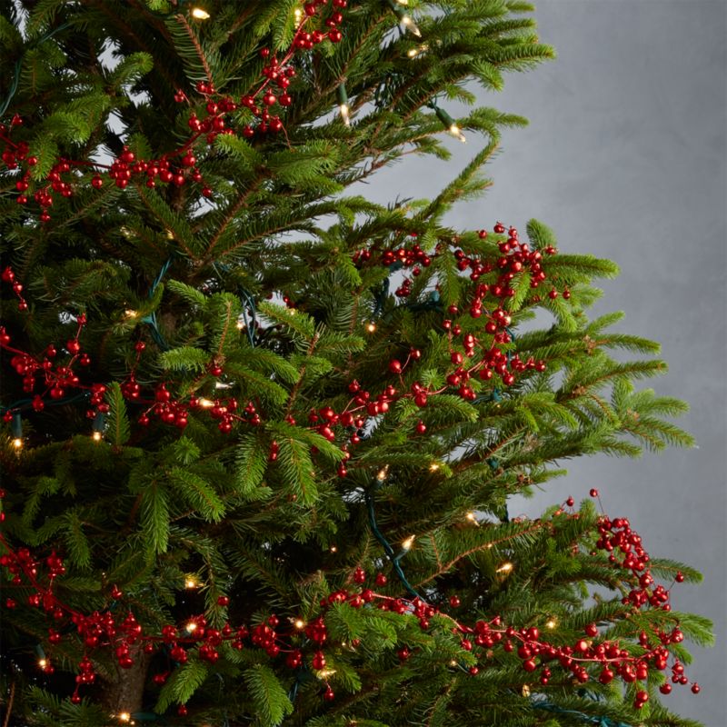 Red Jingle Bells Christmas Garland 6'