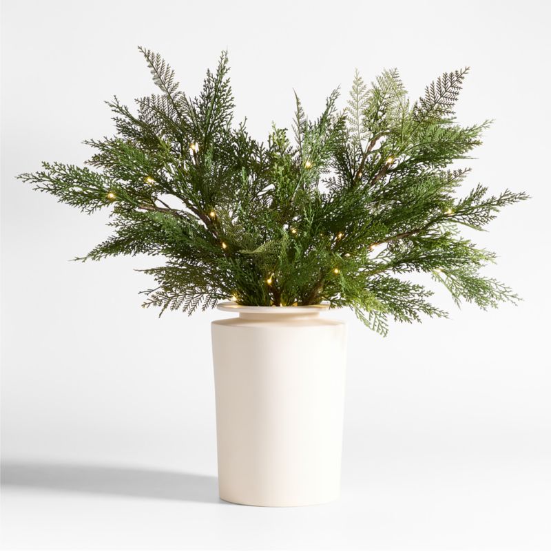 Faux Hemlock Pre-Lit Holiday Stem 40