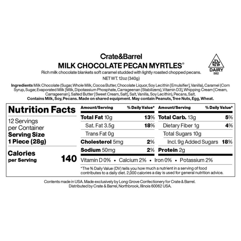 Milk Chocolate Pecan Myrtles ® with Gift Box