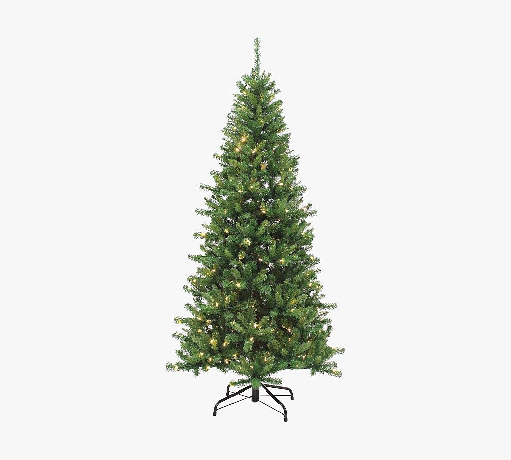 Lit LED Ozark Pine Faux Christmas Tree - 7 Ft.