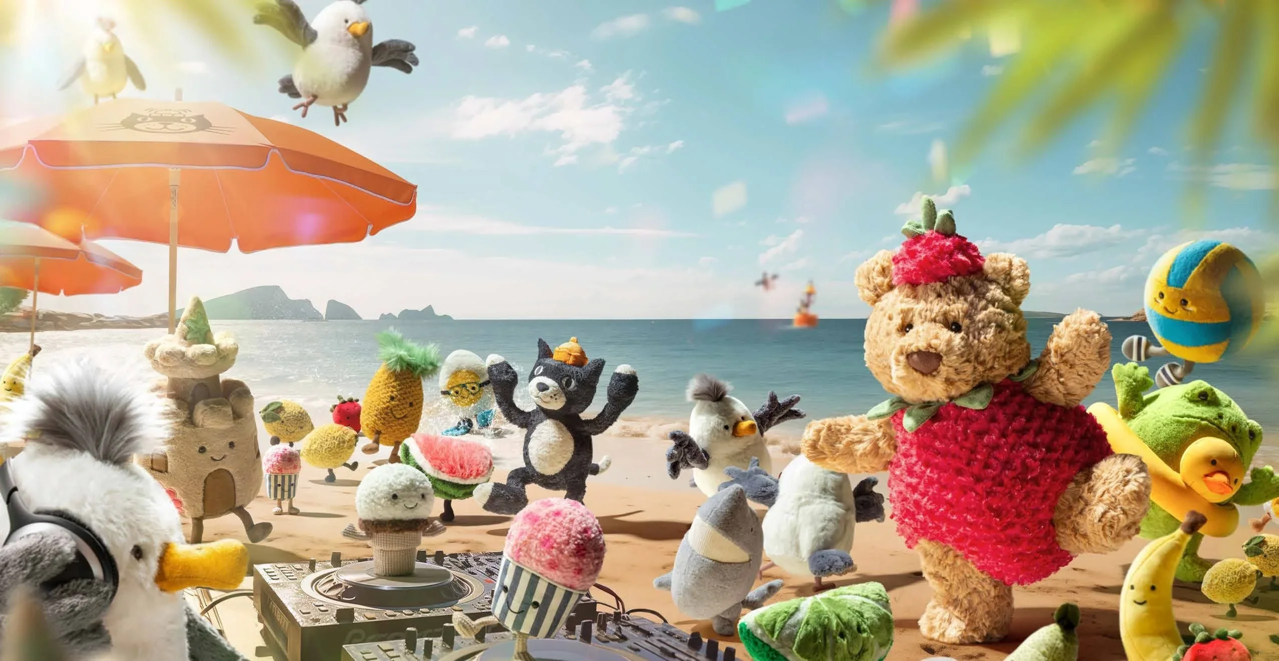 Jellycat - Bartholomew Bear Strawberry