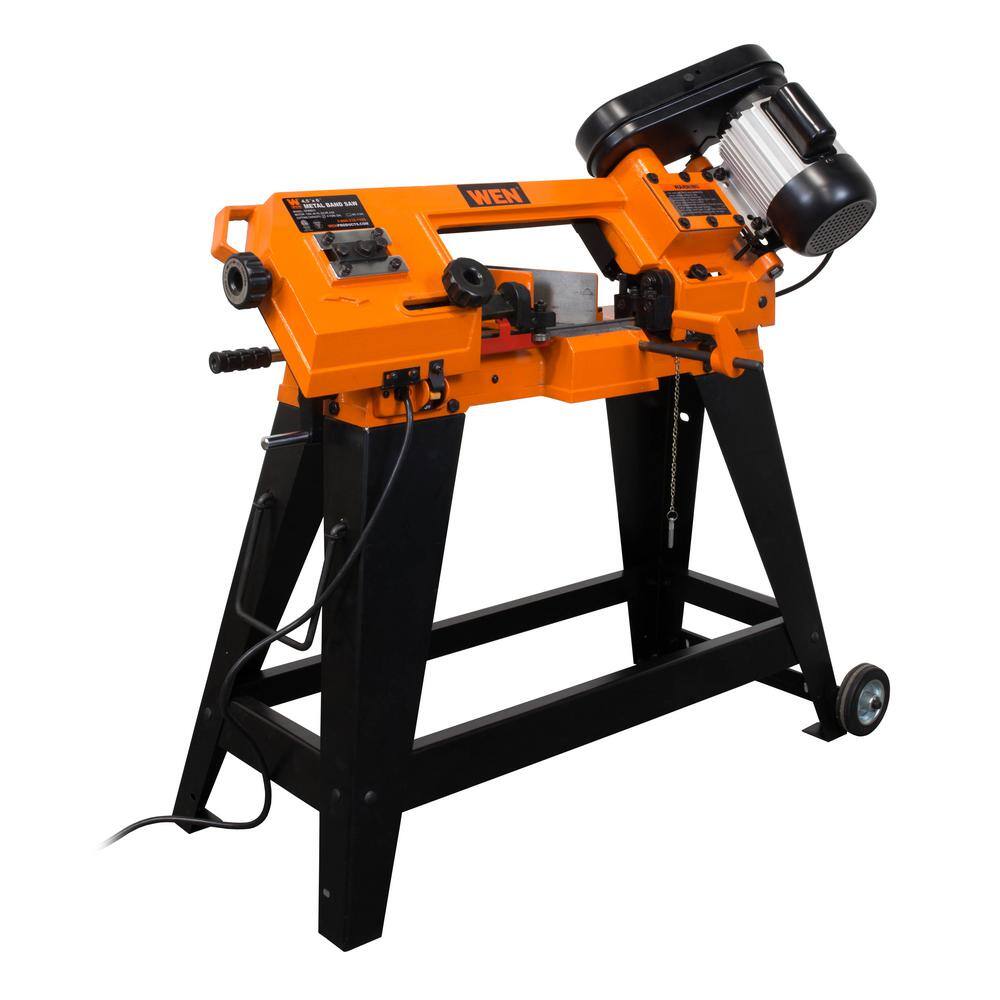 BA4664 4 in. x 6 in. Metal-Cutting Band Saw with Stand