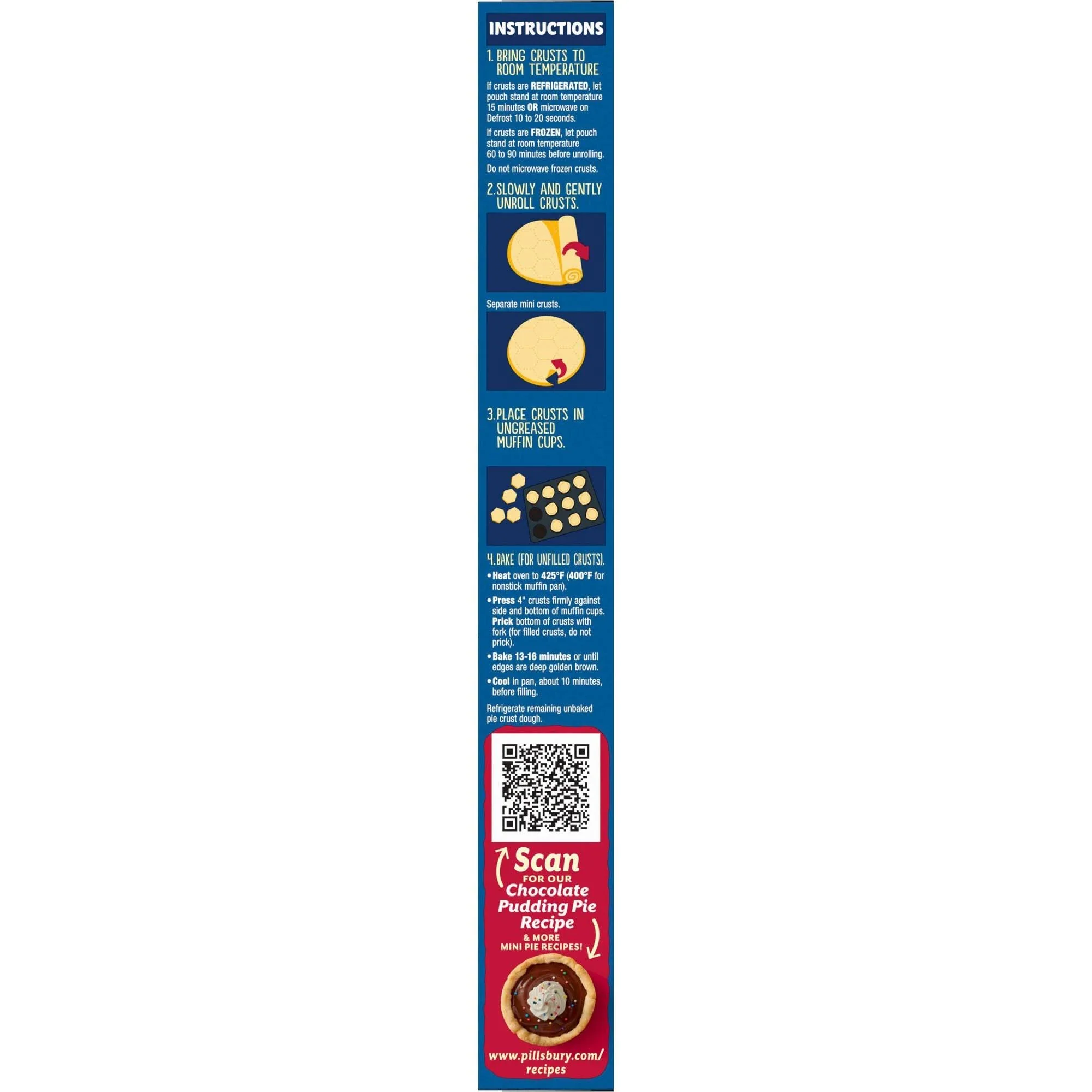 Pillsbury Pie Crusts, Mini - 14.1 oz