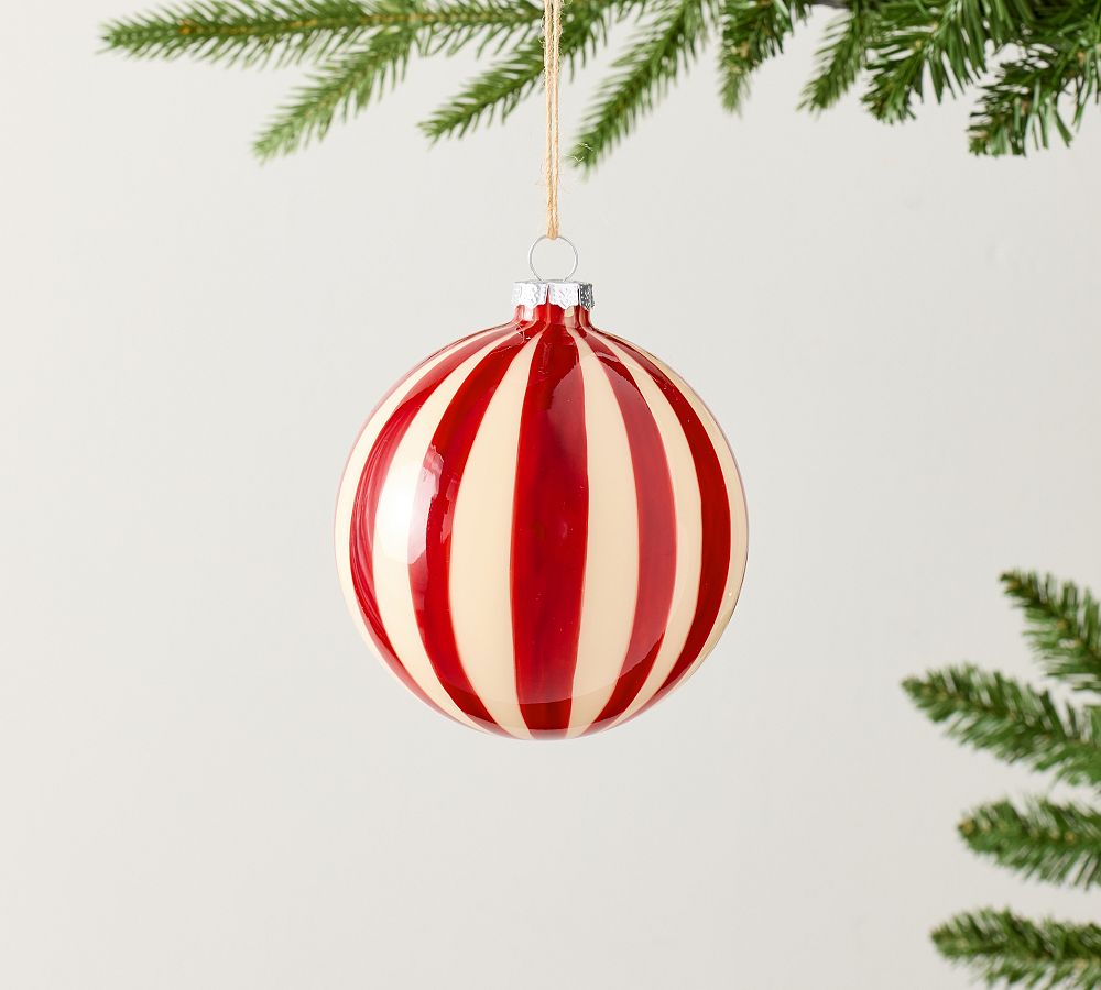 Candy Stripe Ball Ornament