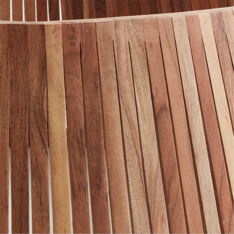 Skei Extra-Large Natural Wood Christmas Tree Collar