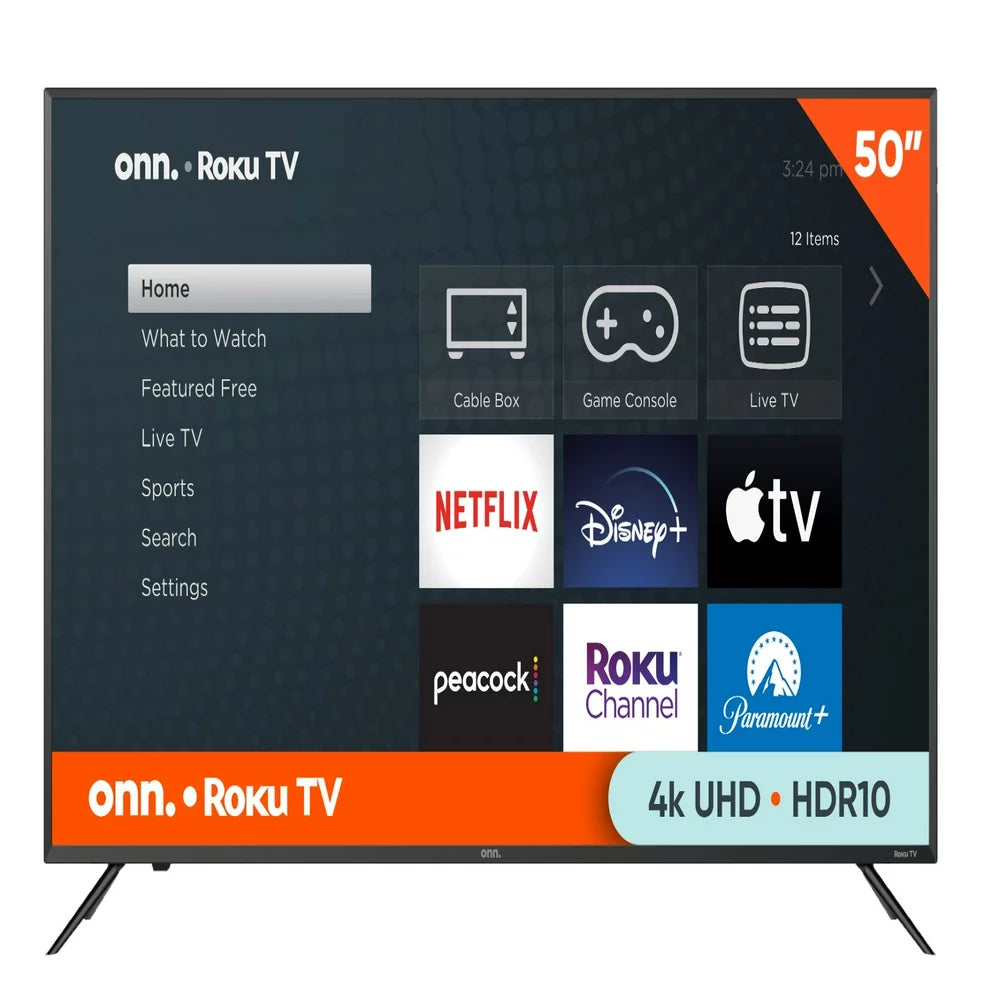 50-Inch 4K UHD LED Roku Smart TV with HDR