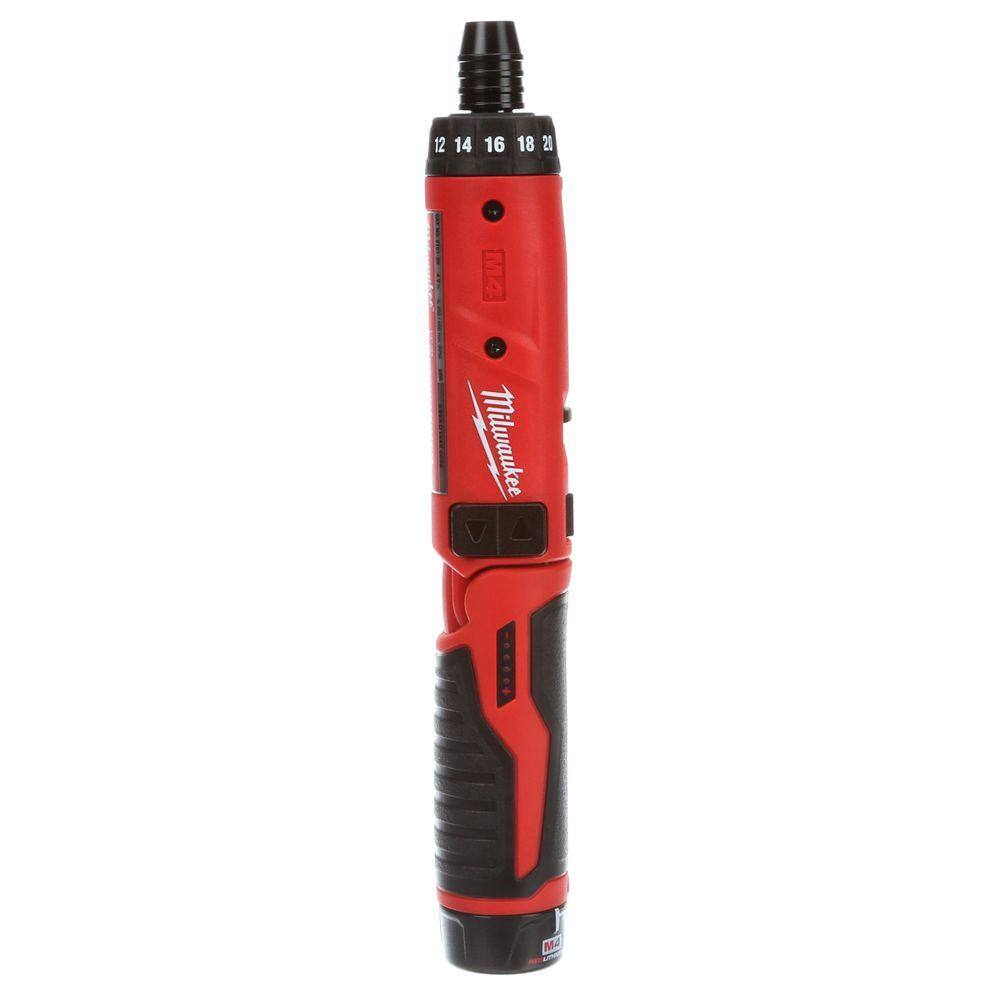 2101-22 M4 4V Lithium-Ion Cordless 1/4 in. Hex Screwdriver 2-Battery Kit