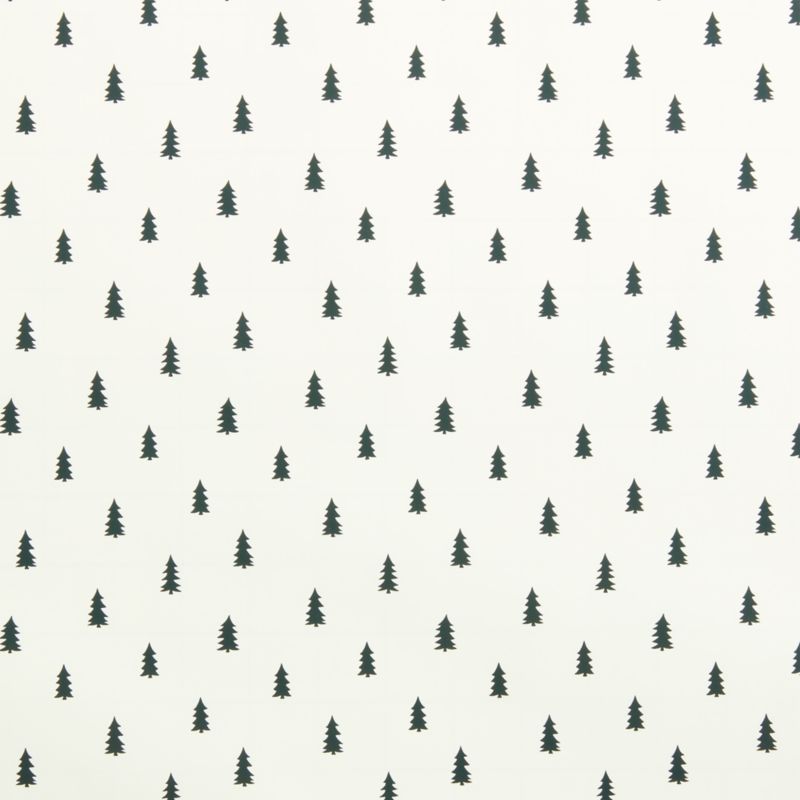 Green Trees Holiday Gift Wrap