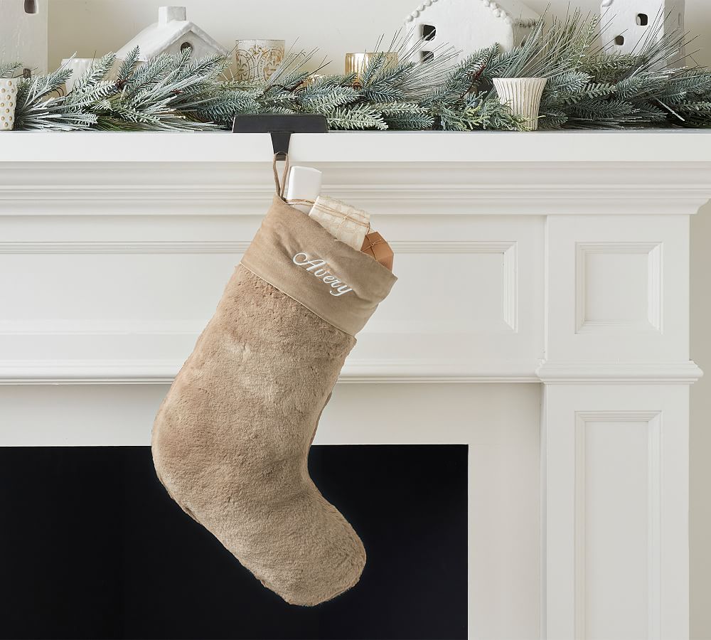 Faux Fur Alpaca Stocking