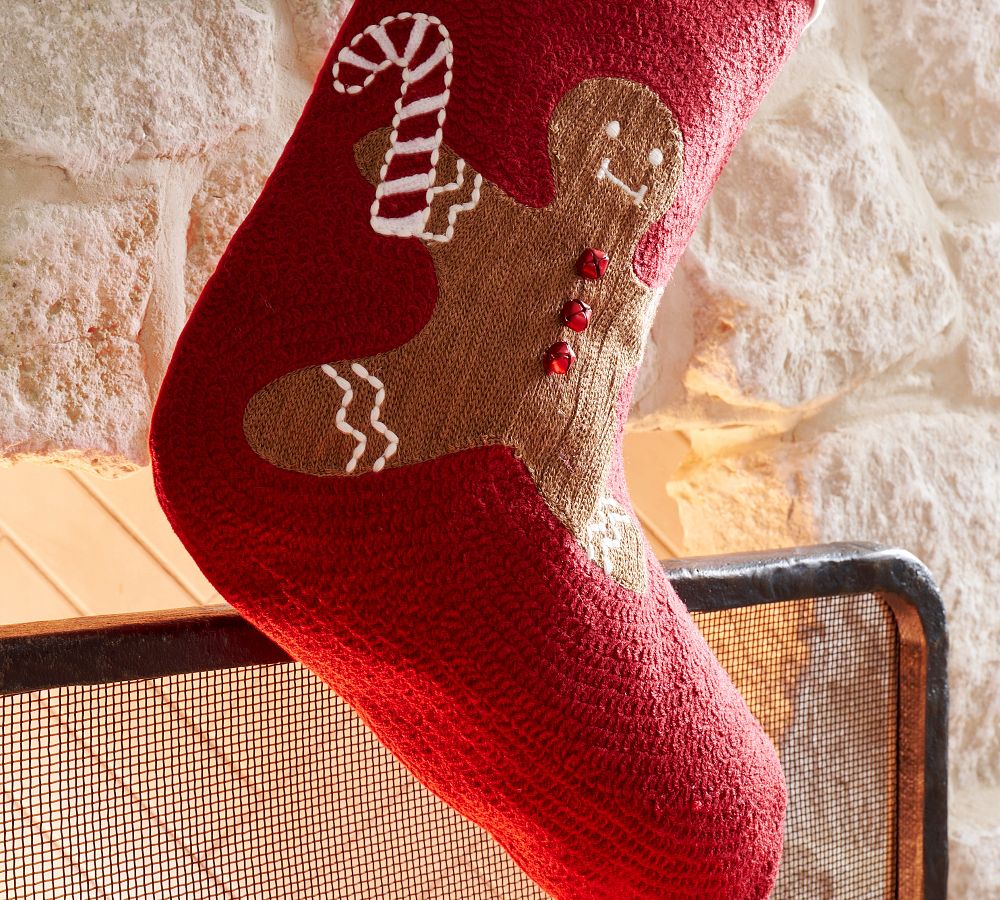 Holiday Icons Crewel Stockings