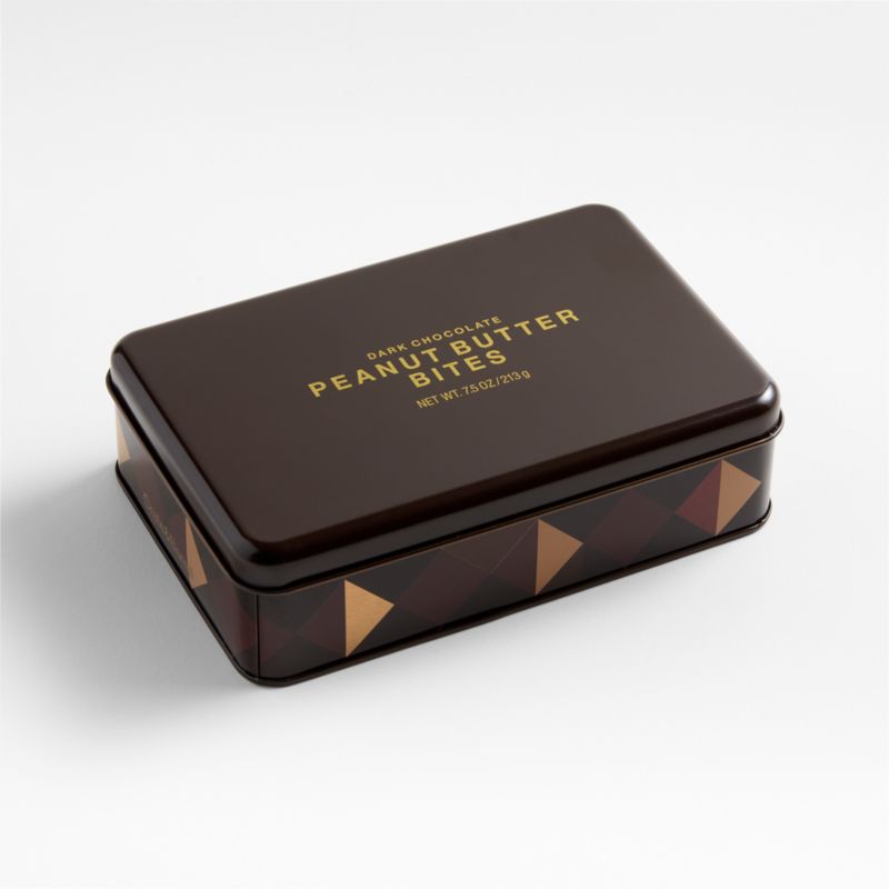 Dark Chocolate Peanut Butter Bites with Sea Salt with Gift Box