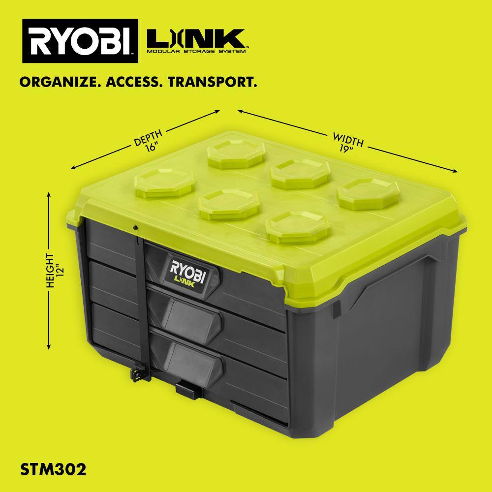 STM302 LINK 3-Drawer Modular Tool Box