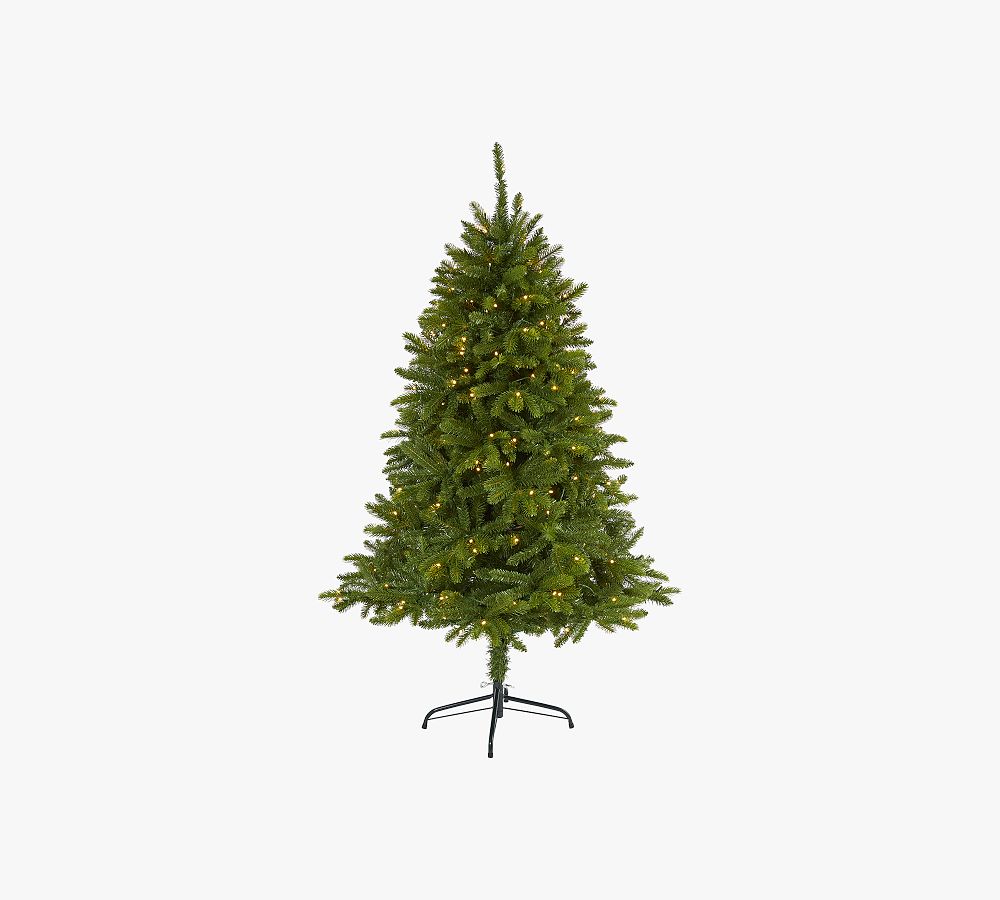 Lit Sierra Spruce Artificial Christmas Tree