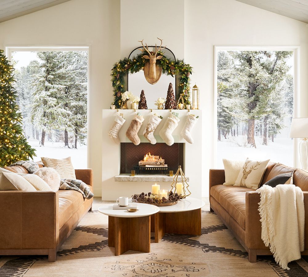 Embellished Velvet Stockings