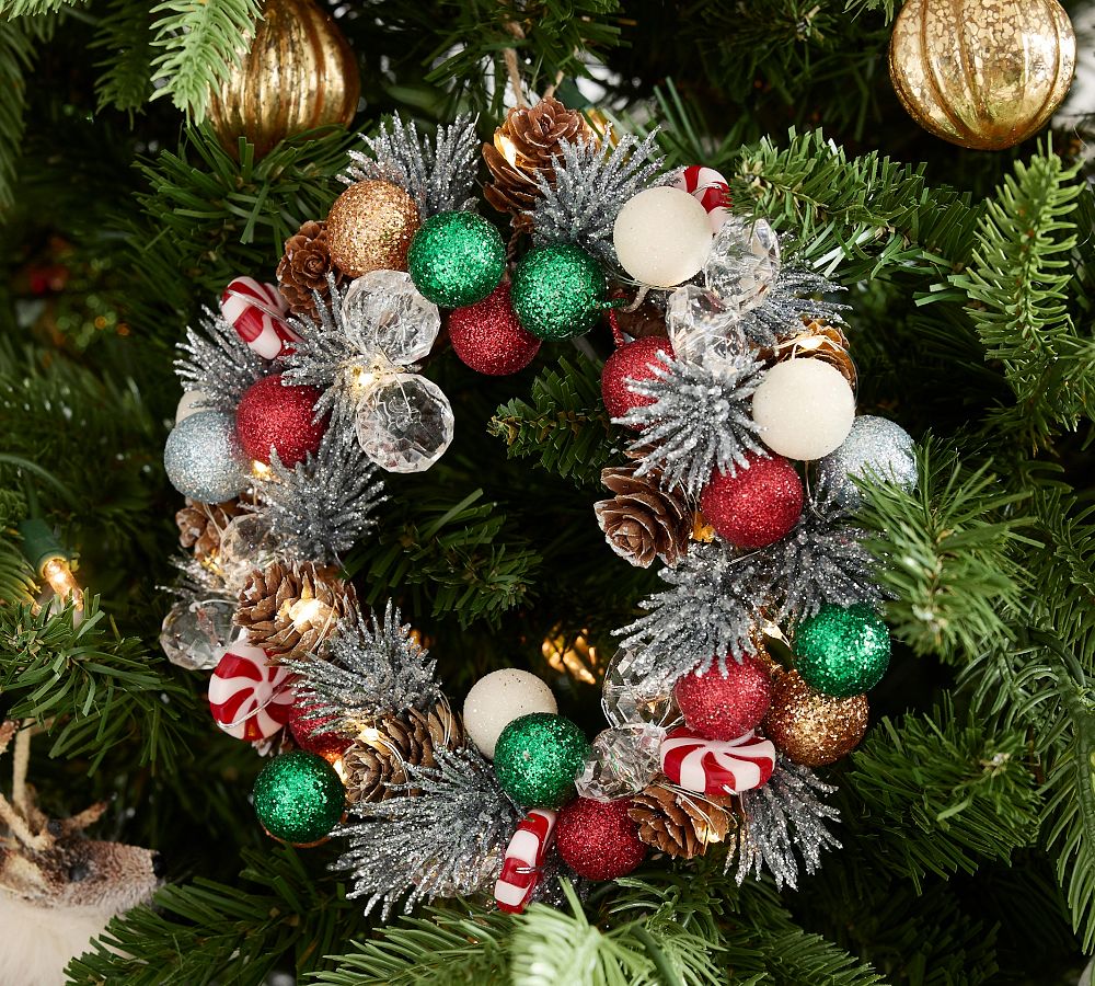 Peppermint Twist Wreath Ornament