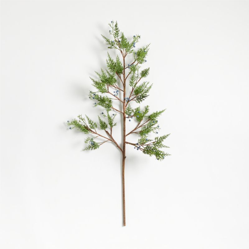 Faux Juniper Berry Stem 42.9