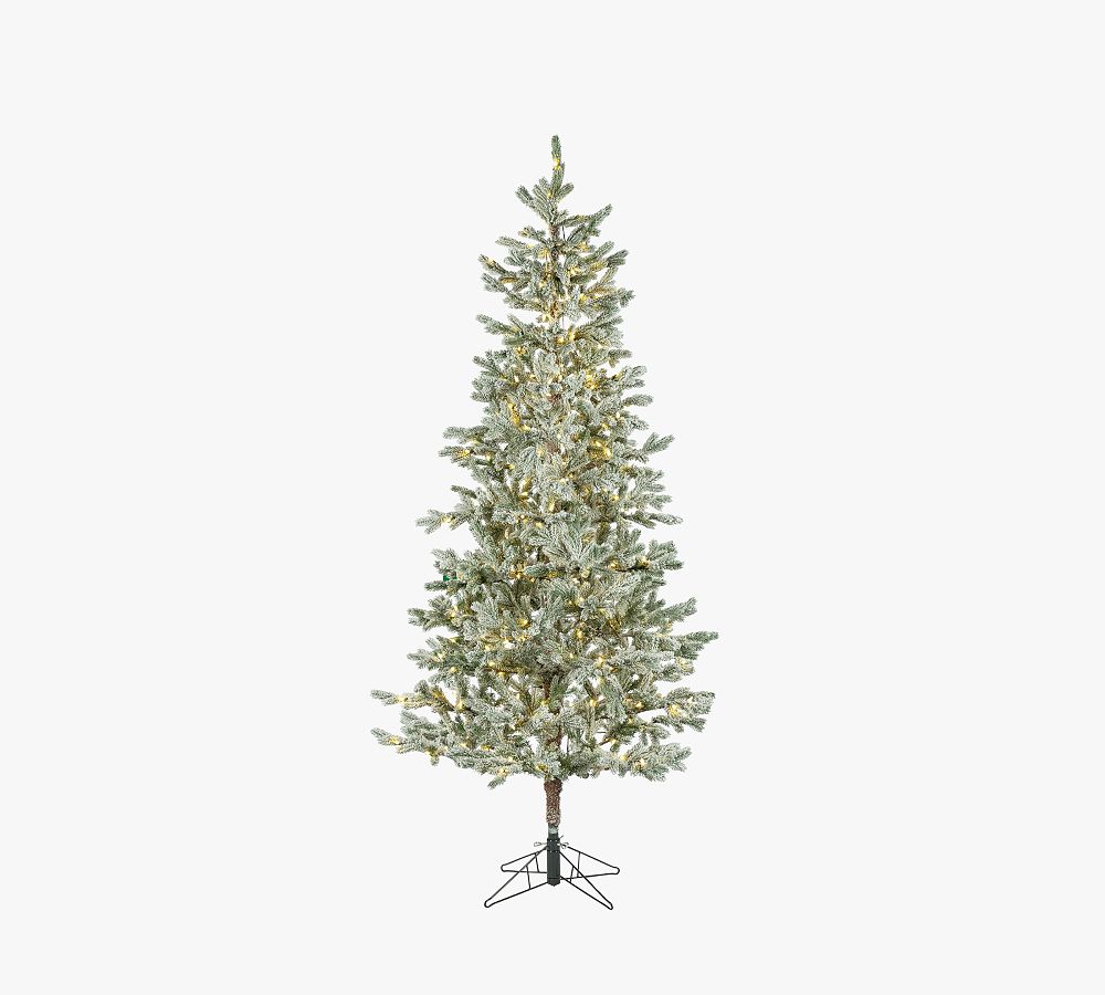 Flocked Rainer Pine Artificial Christmas Tree