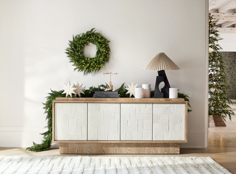 Small LED White Holiday Ceramic Snowflake 4