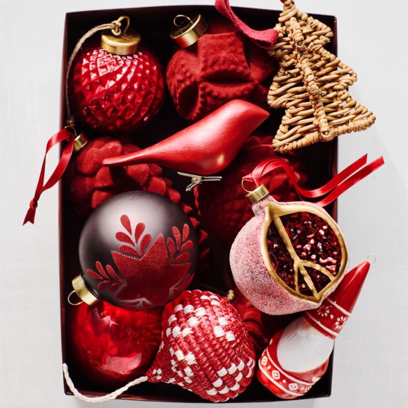 All Across Africa Red Tier Ball Christmas Ornament