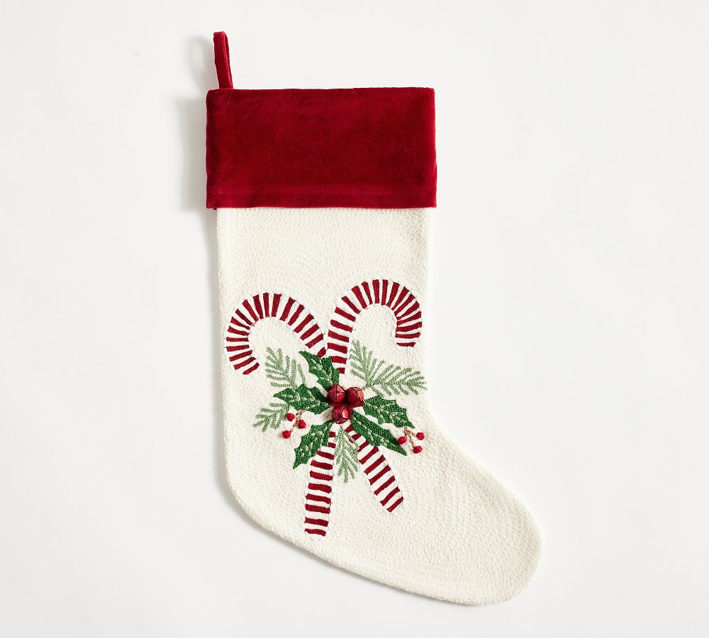 Holiday Icons Crewel Stockings
