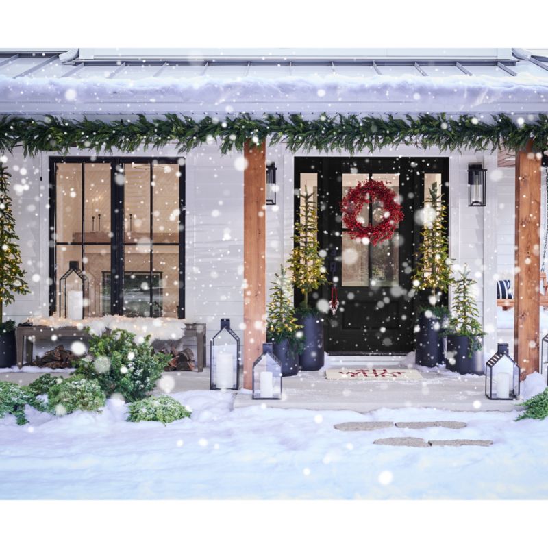 Faux Red Berry Wreath 30