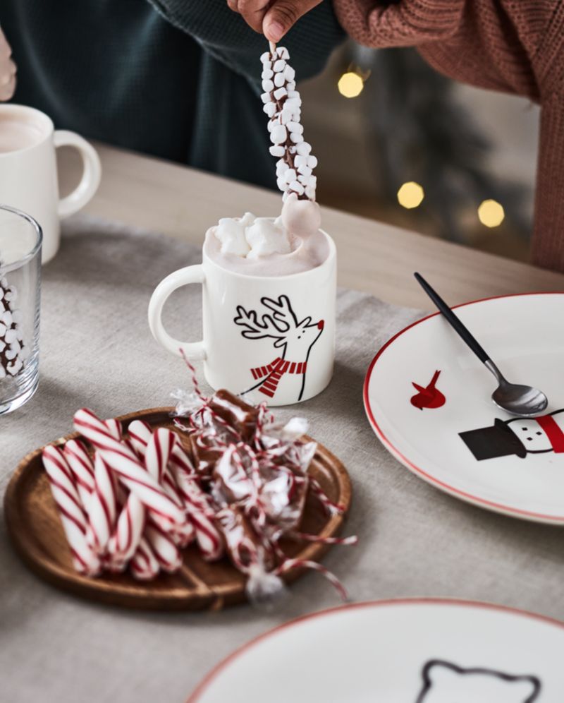 Mini White Snowflake Marshmallows