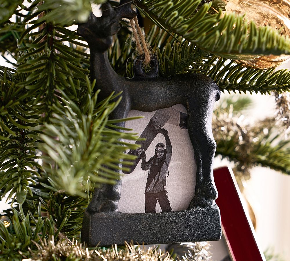 Bronze Reindeer Frame Ornament