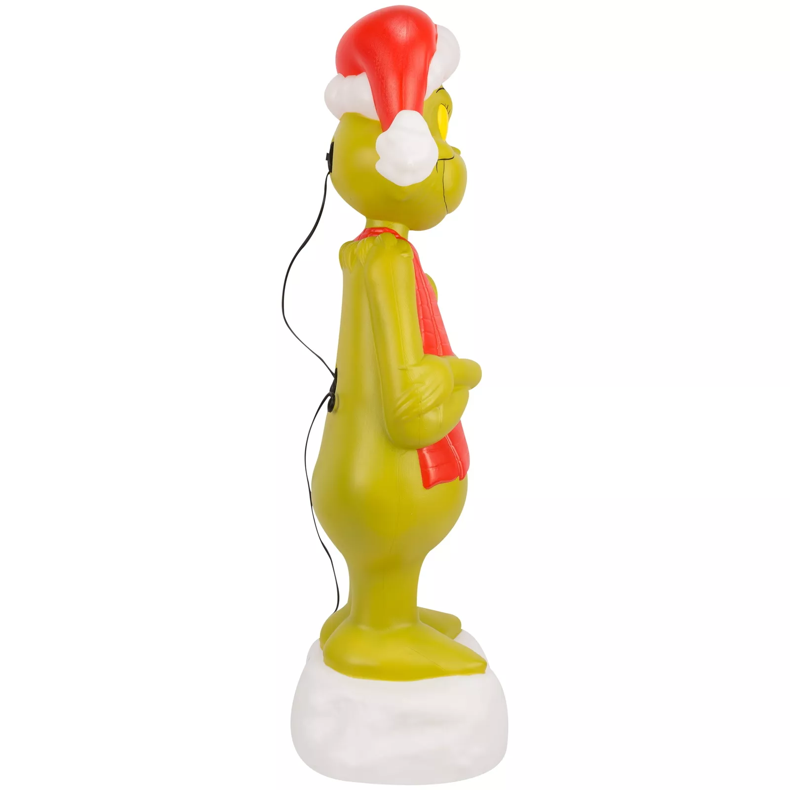 36 in Christmas Lighted Blow Mold Outdoor Decor Grinch with Scarf Dr. Seuss