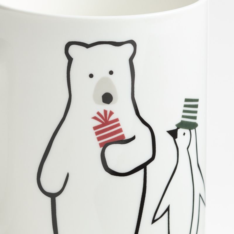 Joan Anderson Arctic Friends Bear and Penguin 12-oz. Christmas Mug