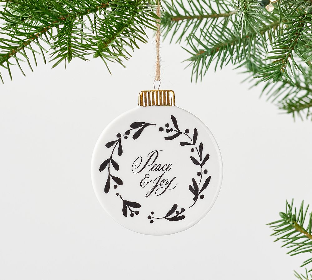 Maybelle Sentiment Ceramic Ornament